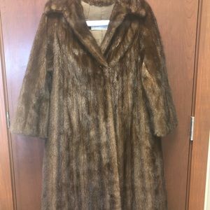 One full length fur coat